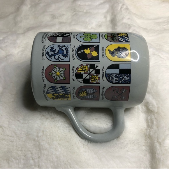 Vintage German family crest mug large heavy - Picture 5 of 7